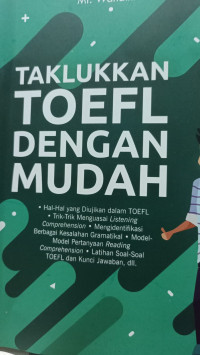 Image of TAKLUKKAN TOEFL DENGAN MUDAH