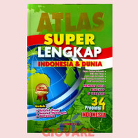 Image of atlas super lengkap indonesia & dunia
