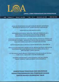 Image of LOA Jurnal Ilmiah Kebahasaan dan Kesusastraan :Volume 14 nomor 1 2019