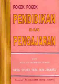 Image of pokok pokok pendidikan dan pengajaran